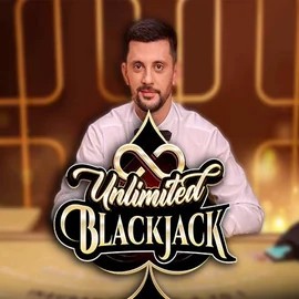 Unlimited Blackjack logo by Ezugi Safe Casino